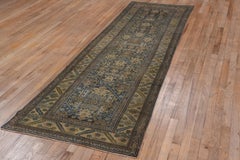 Antique Blue Persian Malayer Runner, circa 1920s