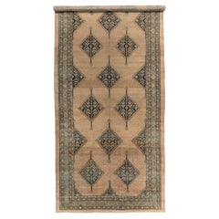 Antique Blue Persian Serab Gallery Rug 7'10 x 19'2