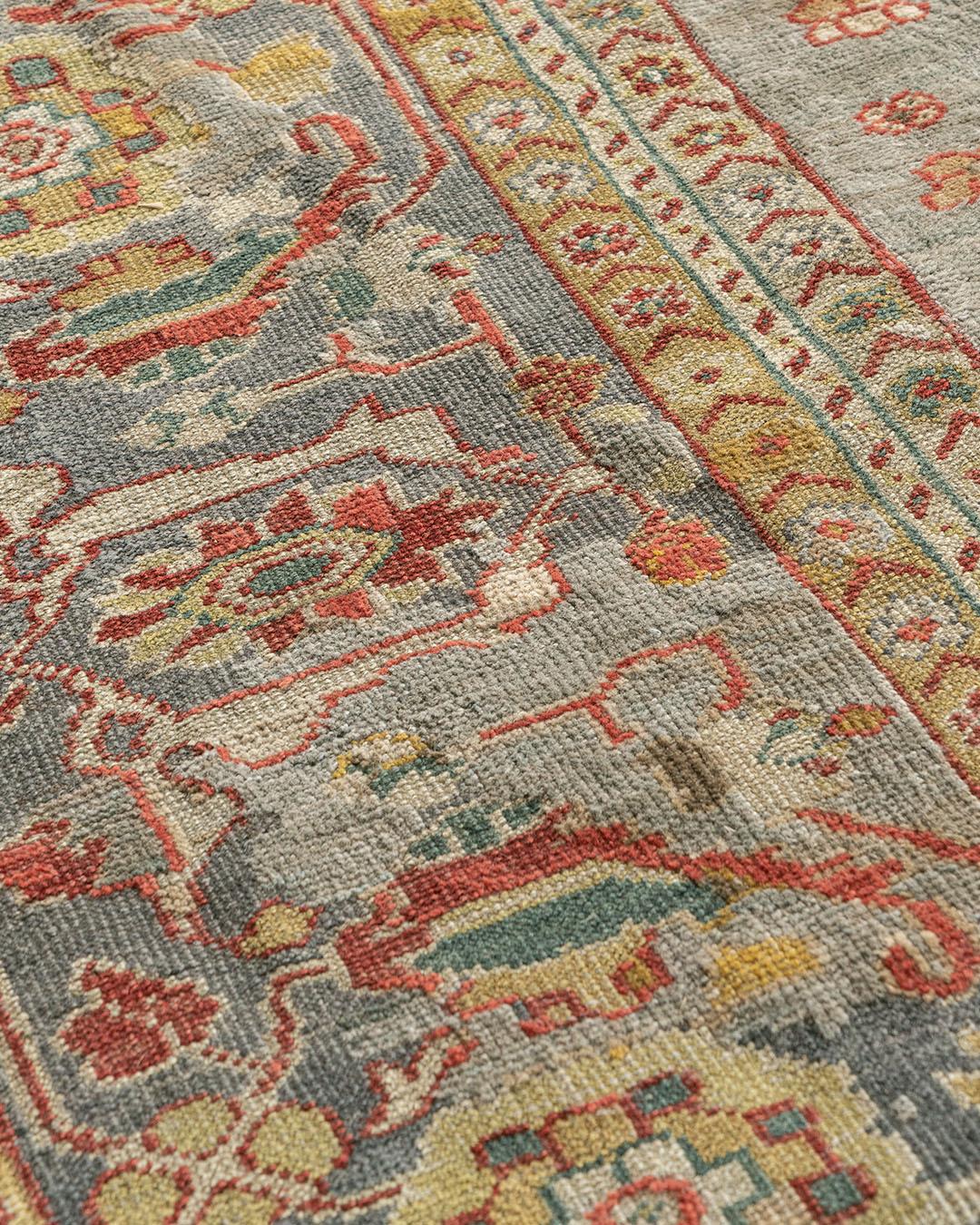Antiker blauer persischer Sultanabad Rugs   11'4 x 17'9 im Angebot 3
