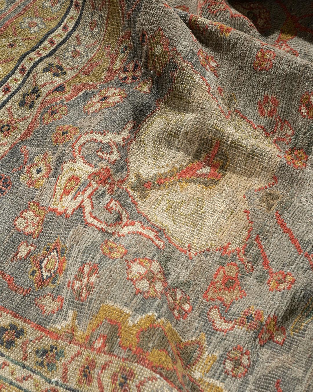 Antiker blauer persischer Sultanabad Rugs   11'4 x 17'9 im Angebot 7