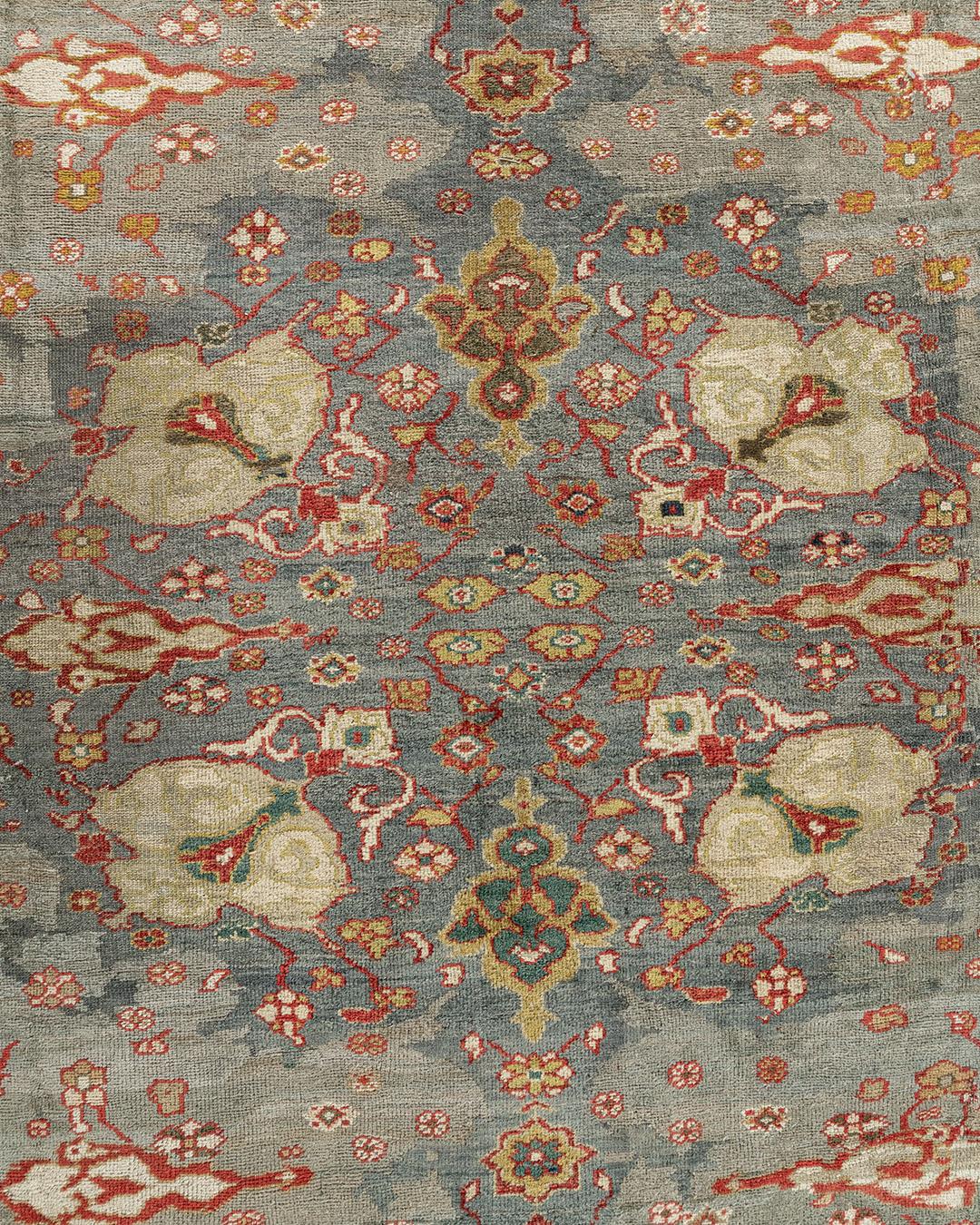 Antiker blauer persischer Sultanabad Rugs   11'4 x 17'9 (Wolle) im Angebot