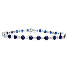Blue Sapphire Tennis Bracelets