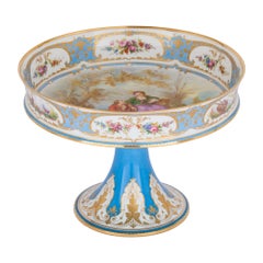 Antique Blue Sèvres Porcelain Centrepiece