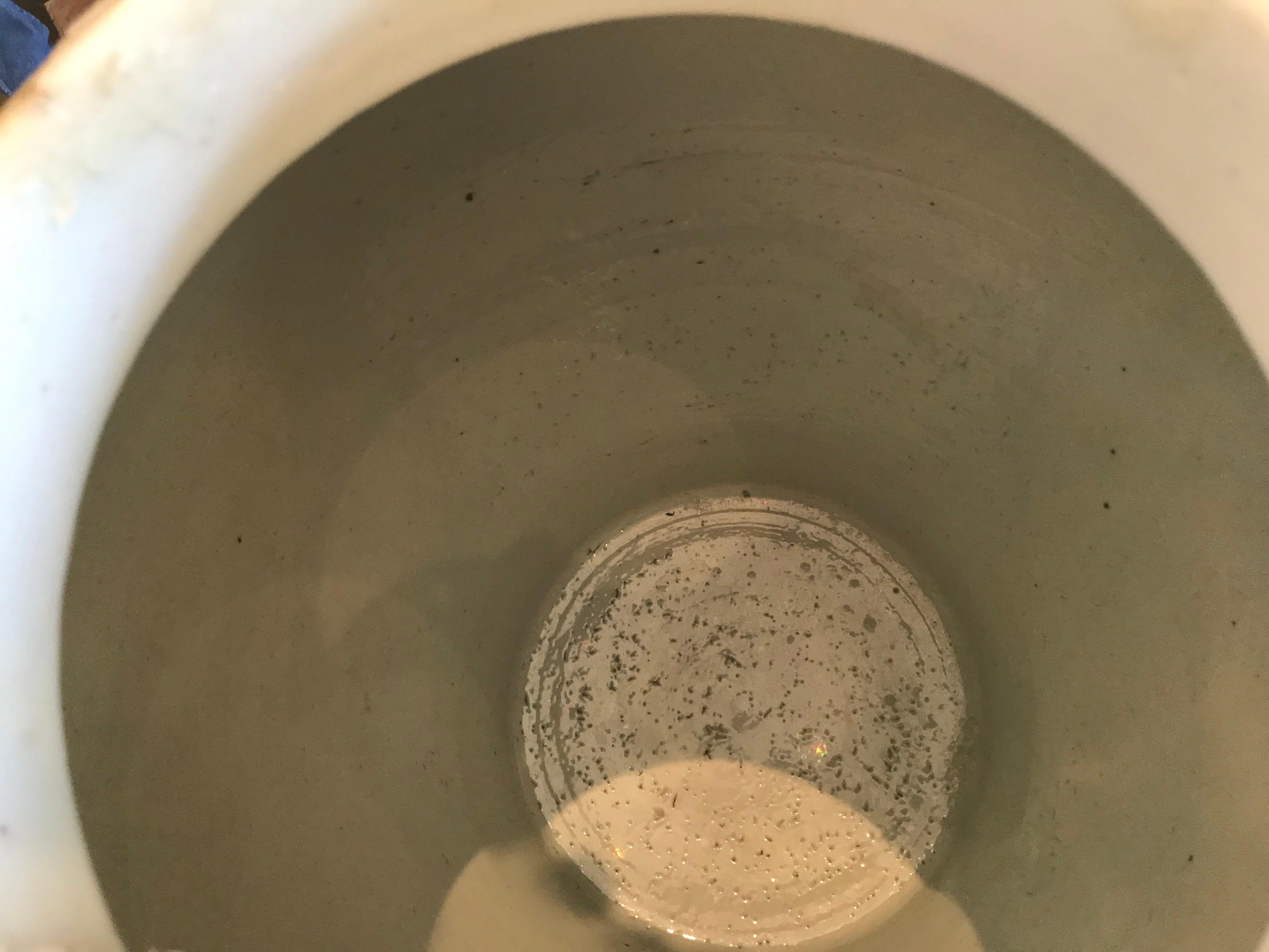 Antico vaso cinese blu e bianco con grande coperchio a forma di tempio Antiquariato Los Angeles in vendita 6