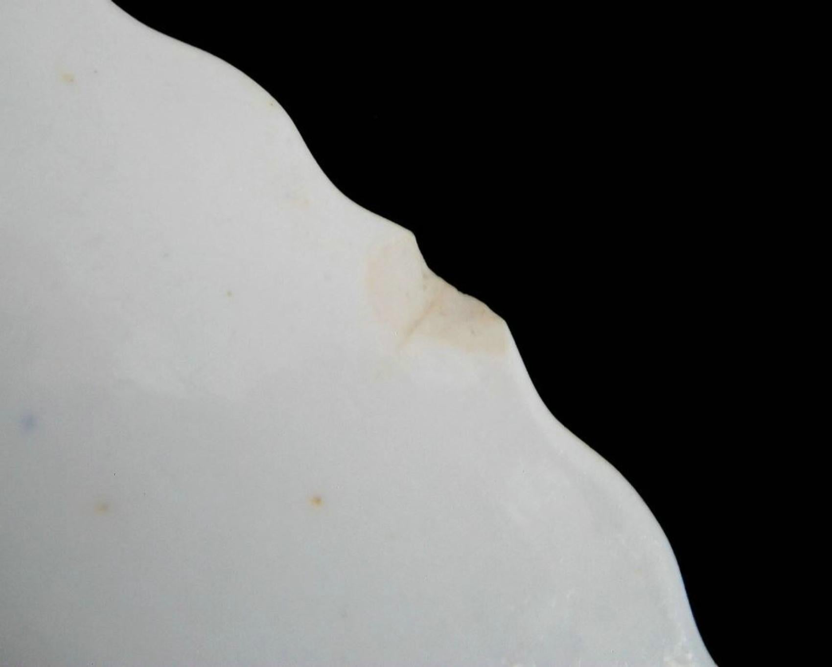 Céramique Ancienne assiette en saule bleu - 7.75