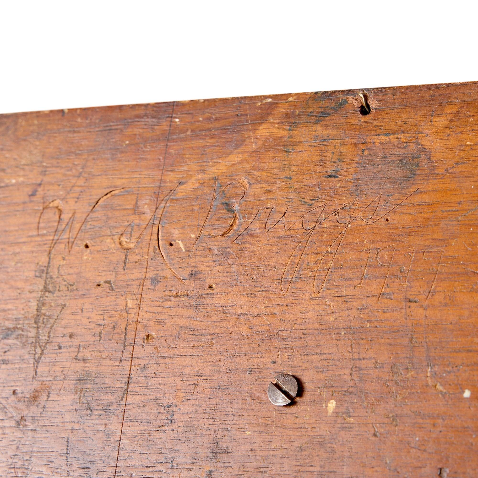 American Antique Boat Hull Carving by W.A. Briggs