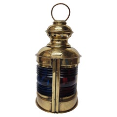 Antique Boat Lantern of Solid Brass
