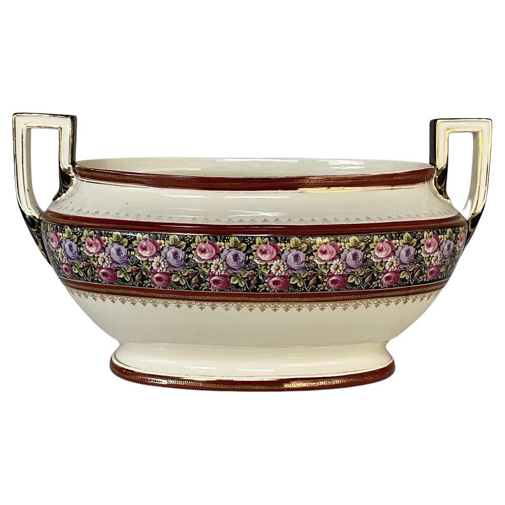 Antique Boch Jardiniere For Sale