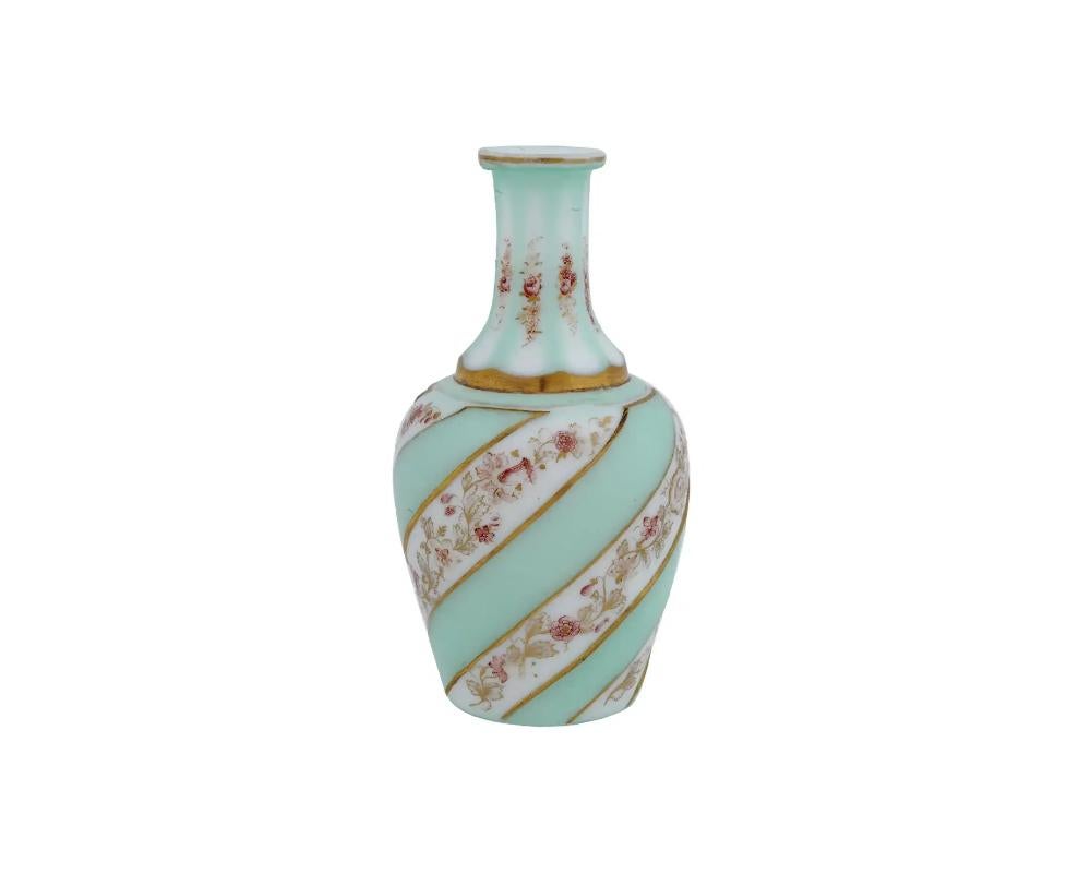 Unknown Antique Bohemian Glass Gilt Cut Overlay Decanter For Sale