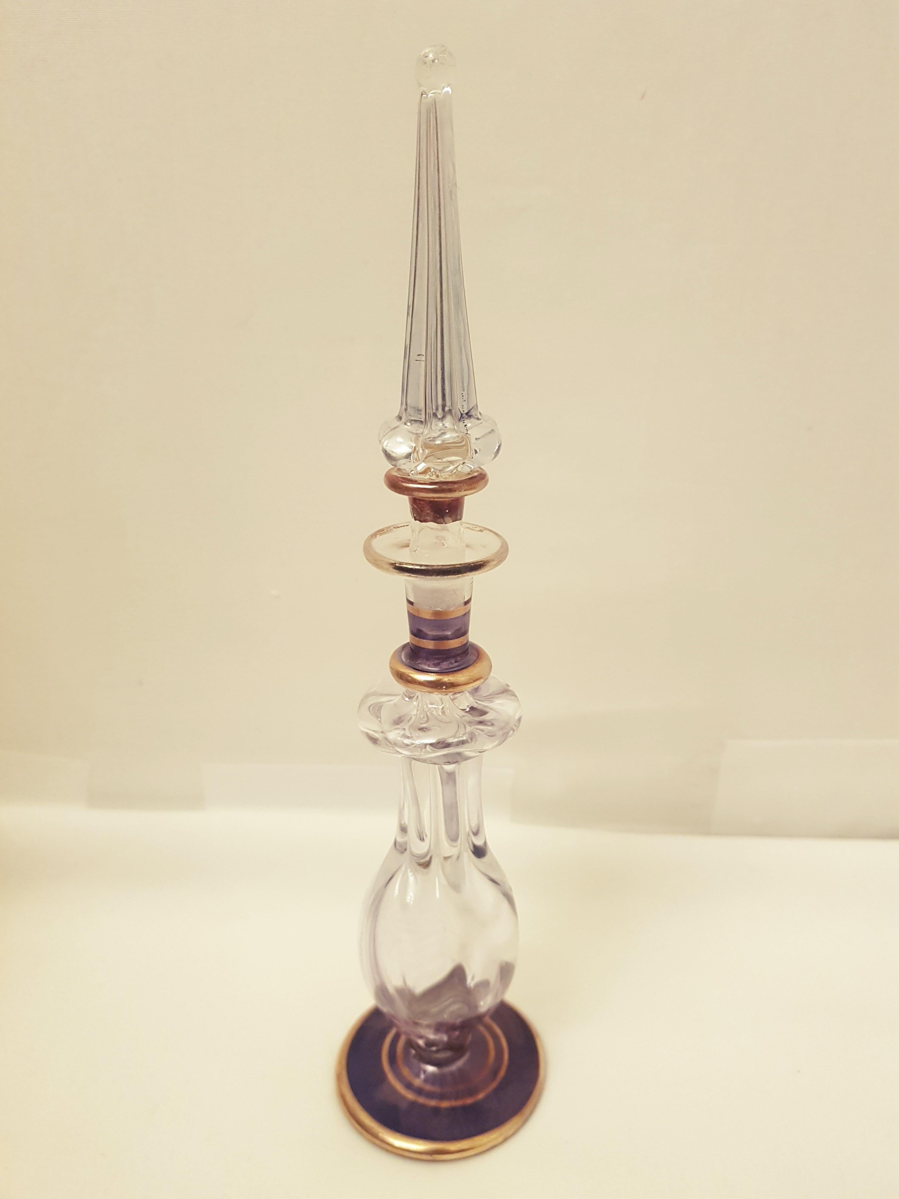 old glass perfume bottles