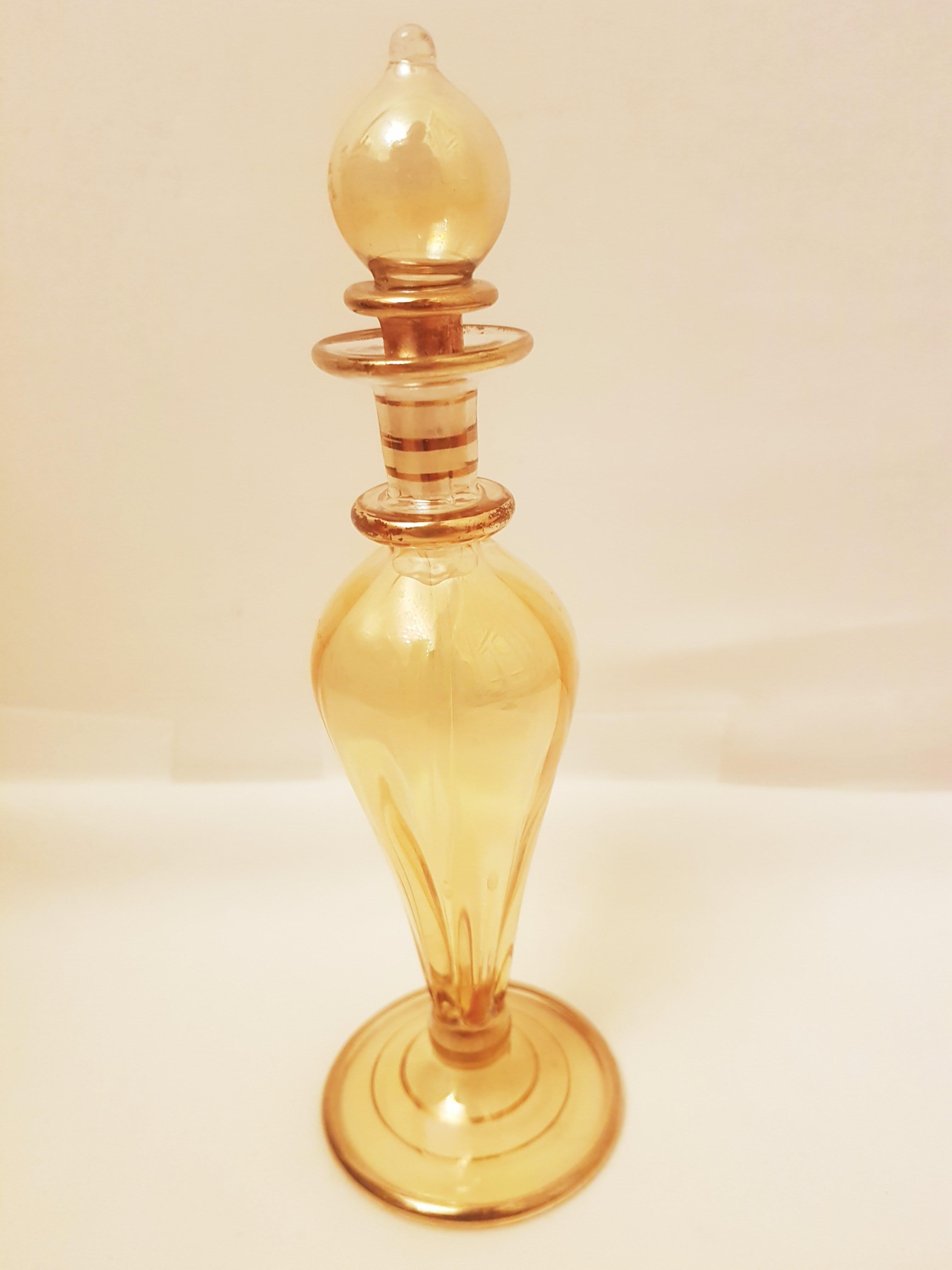Other Antique Bohemian Glass Perfume Bottles For Sale