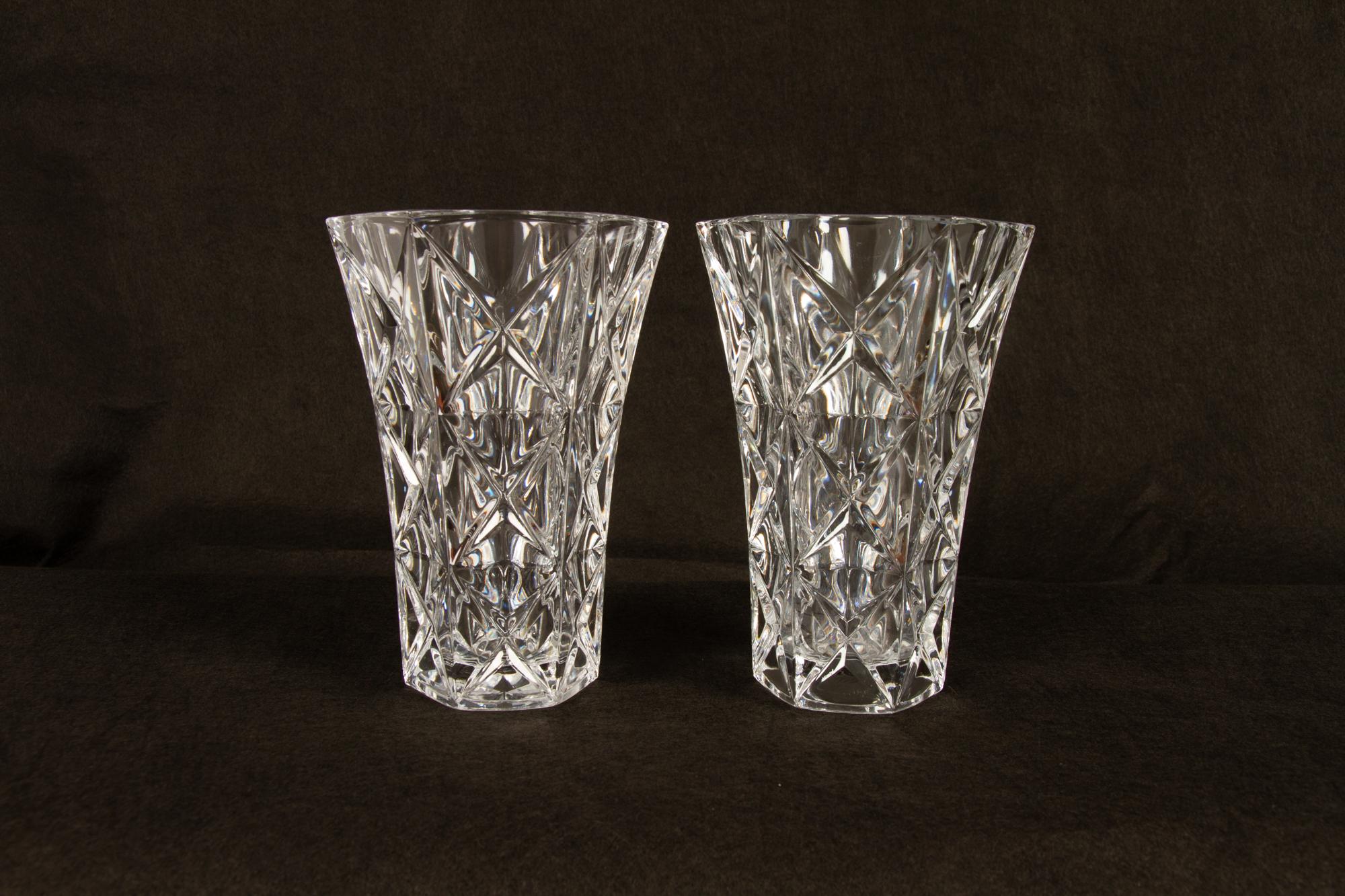 jarrones de cristal antiguos