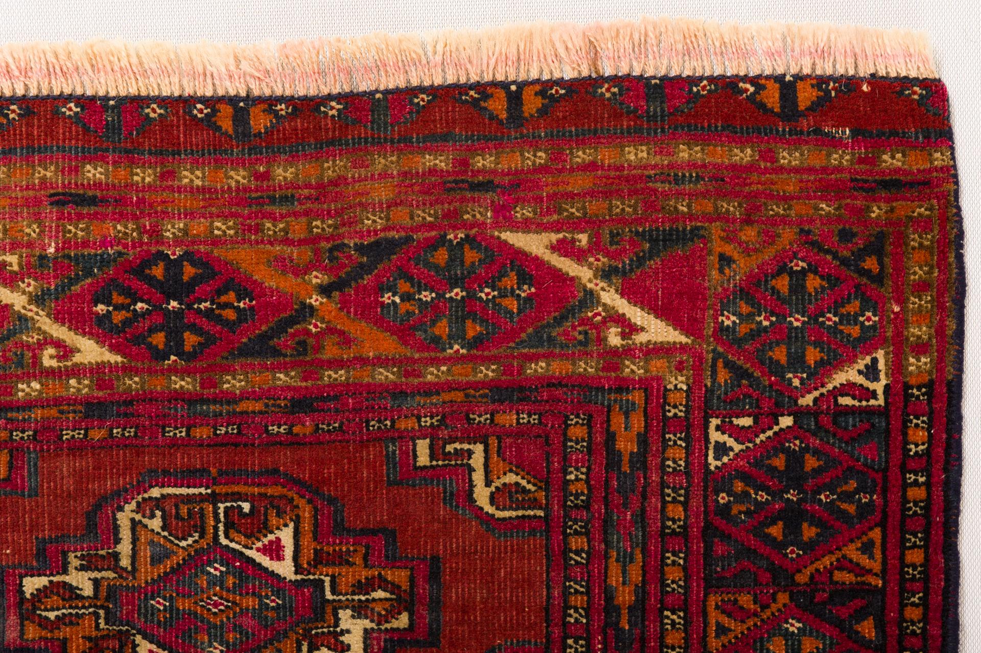 Hand-Knotted Antique Bokara Turkoman For Sale