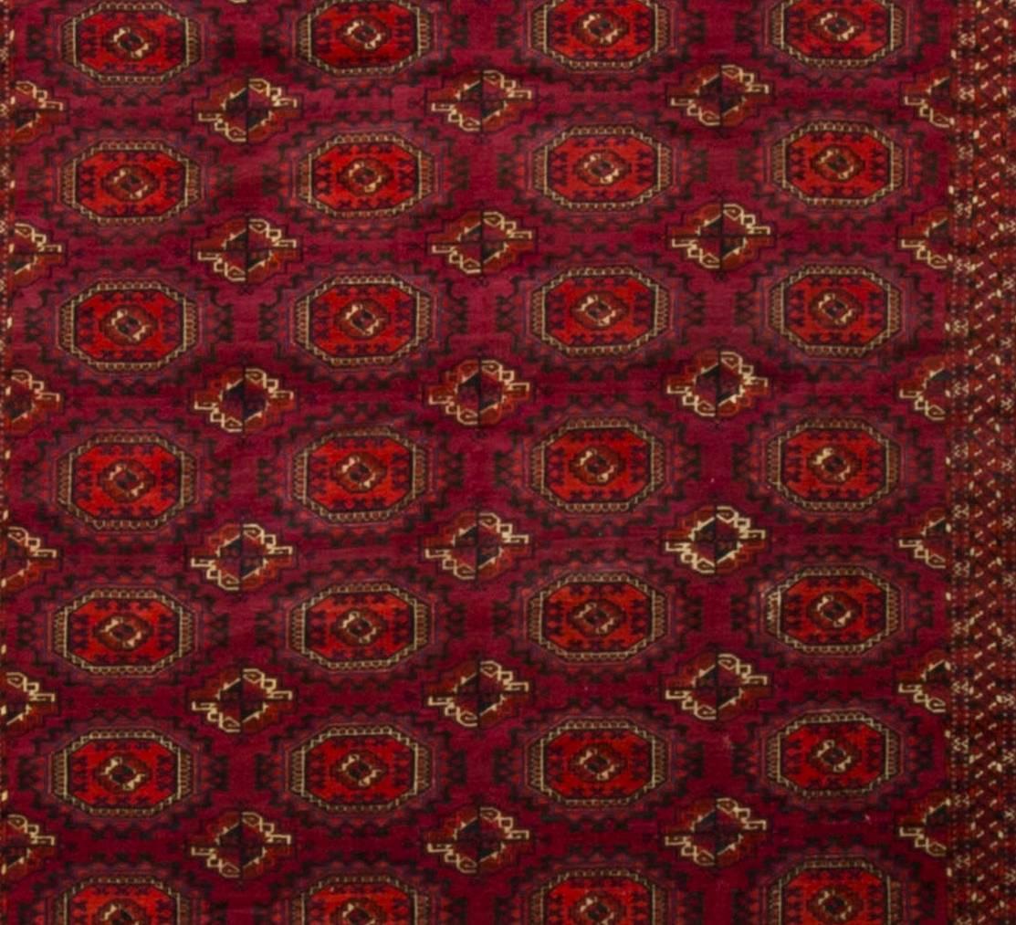 Bokara or Bokhara rugs are named after the city where they were sold. These rugs were made by Turkoman tribes, and these weavers gave the rug its distinctive design. At the end of the 20th century, carpet weaving in Turkmenistan had become one of