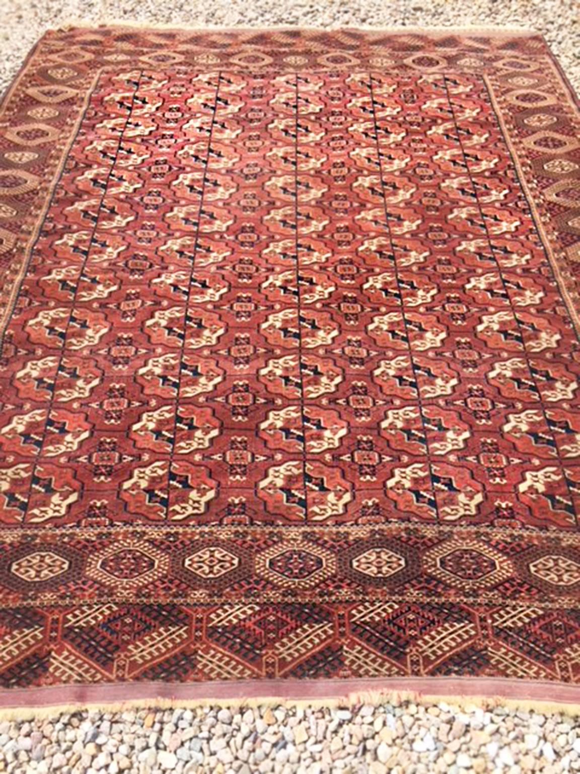 Antique Bokhara Rug In Excellent Condition In New York, NY