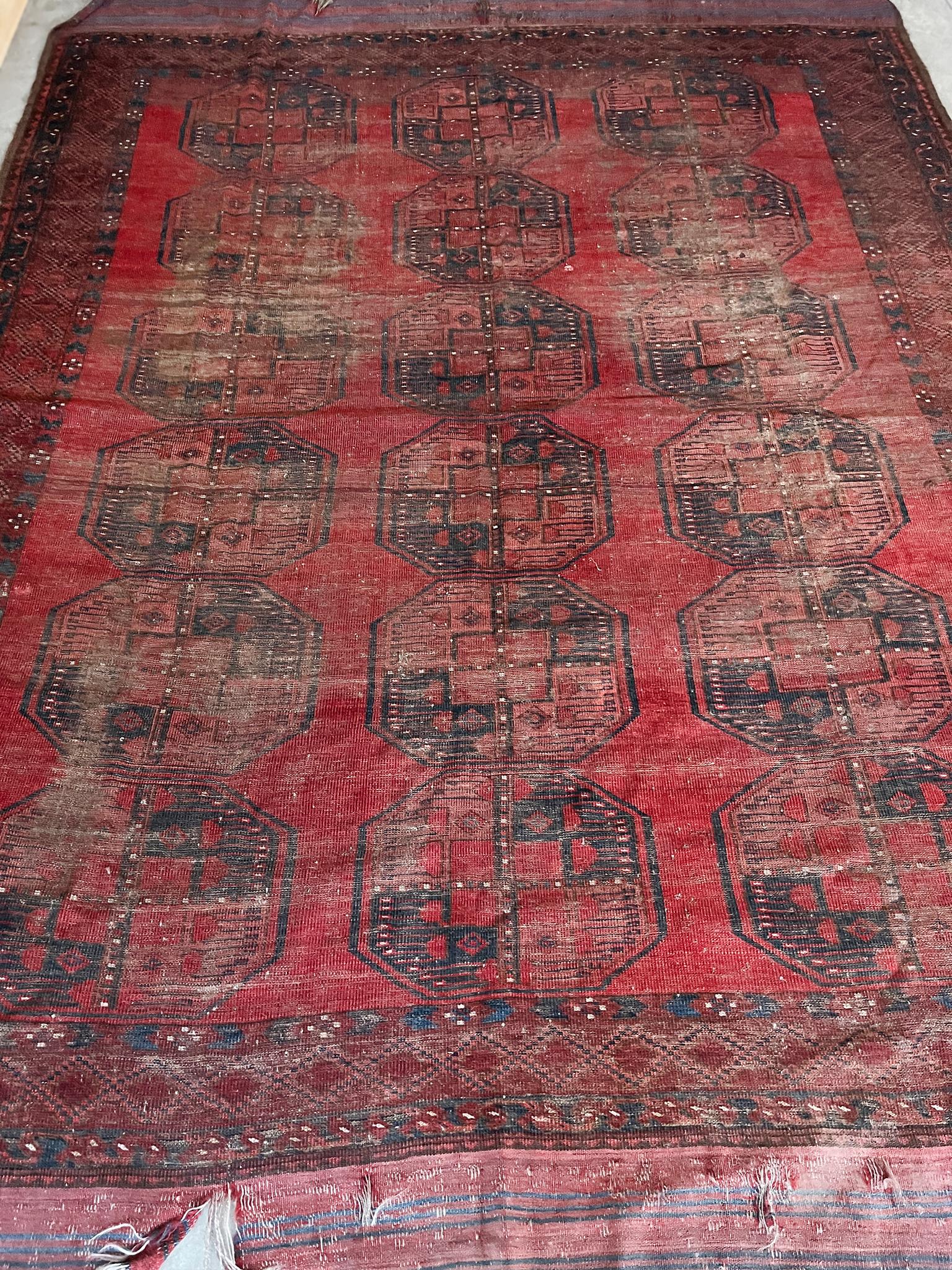 Antique Bokhara Rug  9' 2