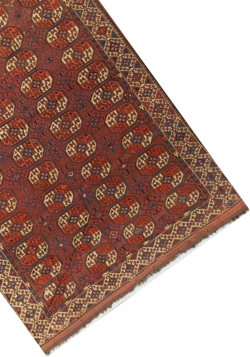 Antiker Bokhara-Teppich, um 1900  6'5 x 9' (Handgewebt) im Angebot