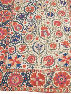 Antique Bokhara Suzani Rug, 19th Century