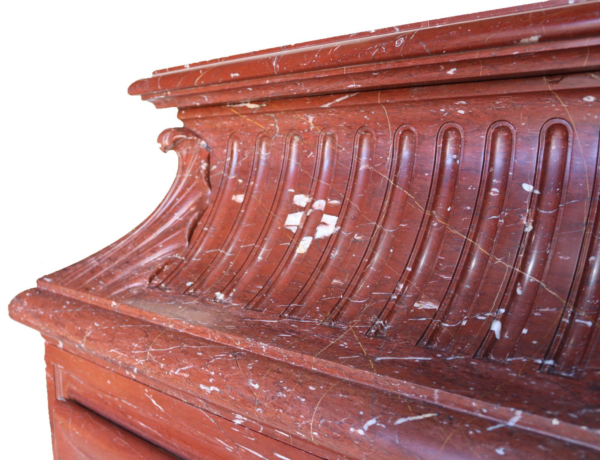 19th Century Antique ‘Bolection De Versailles’ Fire Mantel For Sale