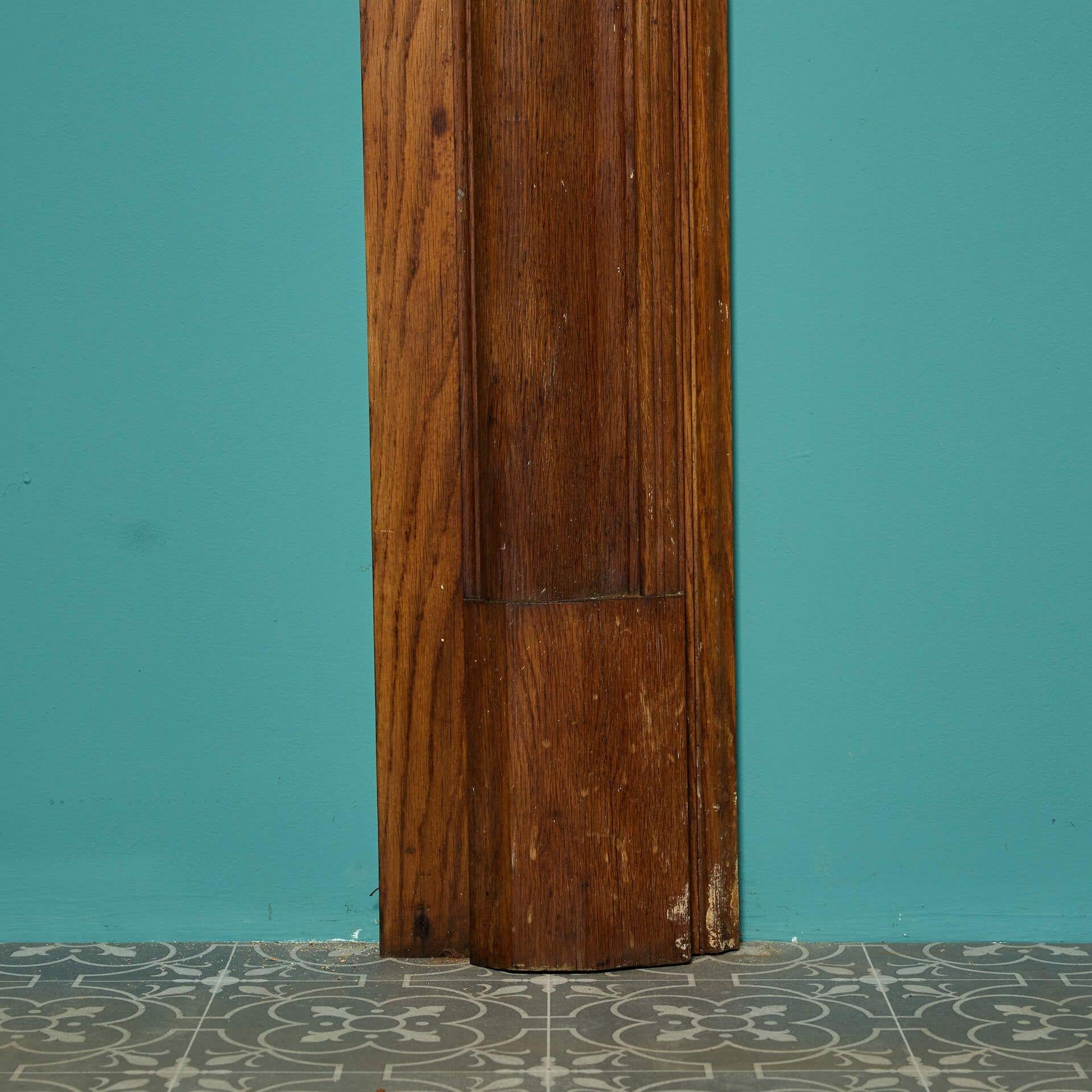 Chimenea antigua eduardiana de roble bolection en Bastante bueno estado para la venta en Wormelow, Herefordshire