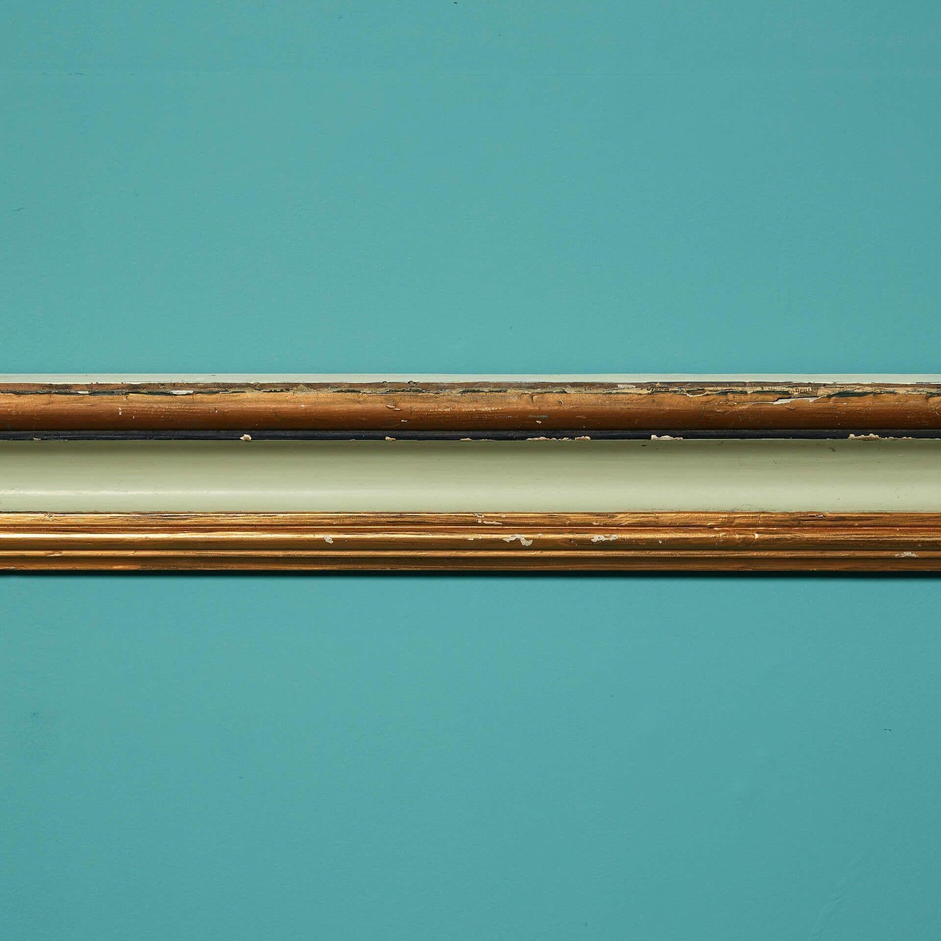 English Antique Bolection Painted Fire Surround For Sale