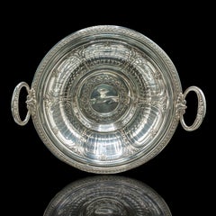 Antique Bonbon Dish, English, Silver Plate, Serving Bowl, Edwardian, Circa 1910