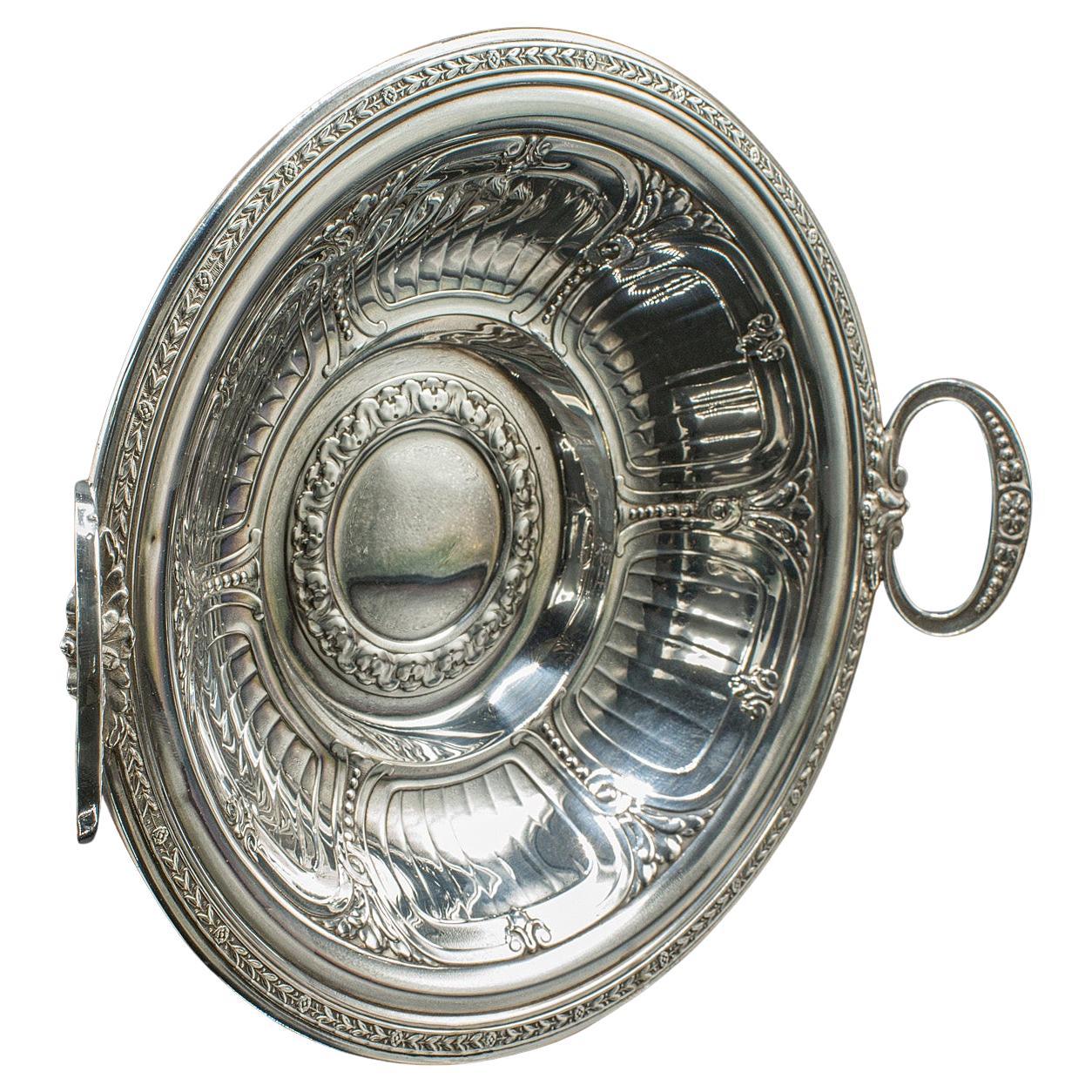 Antike Bonbongeschirr, Englisch, Silberplatte, Servierschüssel, Edwardian, CIRCA 1910 im Angebot