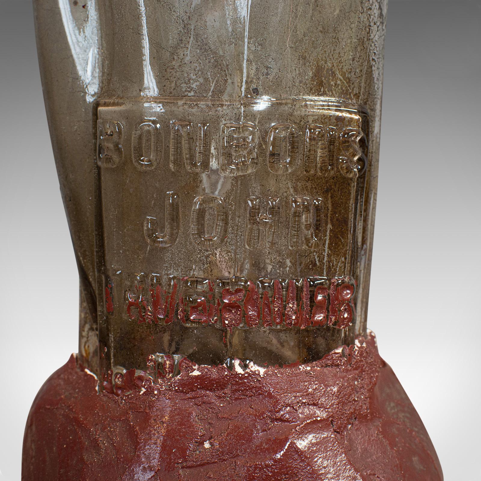Antique Bonbon Jar, French, Glass, Fin De Siecle, Statue, Jesus Christ, 1900 For Sale 3