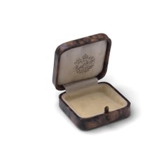 Antique Bond & Hedge Leatherette Jewellery Box, Circa 20th Century, UK
