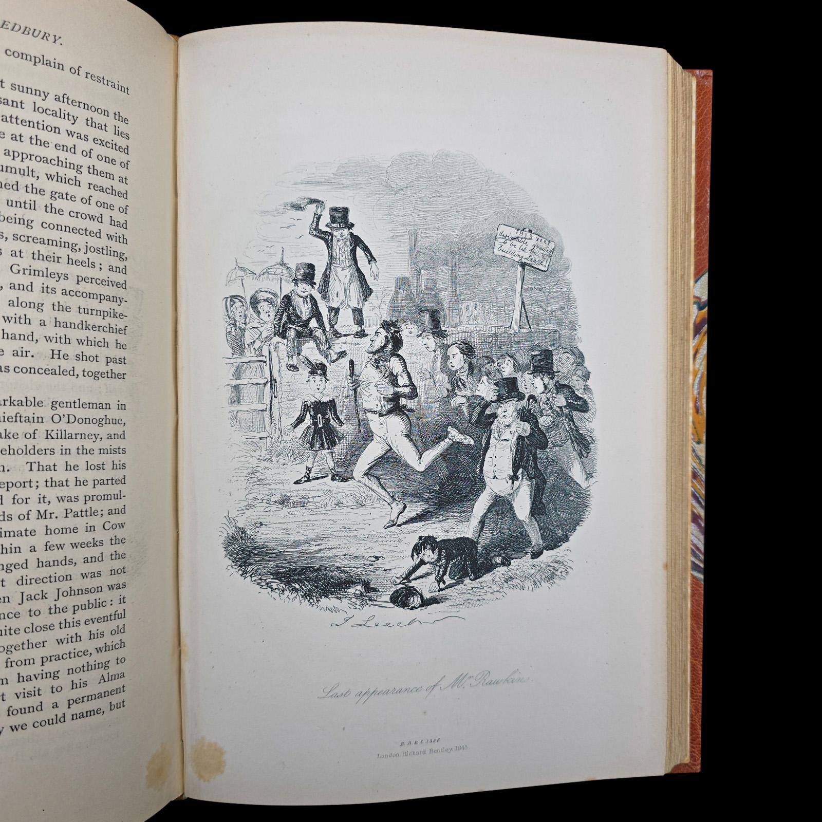 Antique Book, Adventures of Mr Ledbury, Albert Smith, Novel, Literature, C.1886 For Sale 4