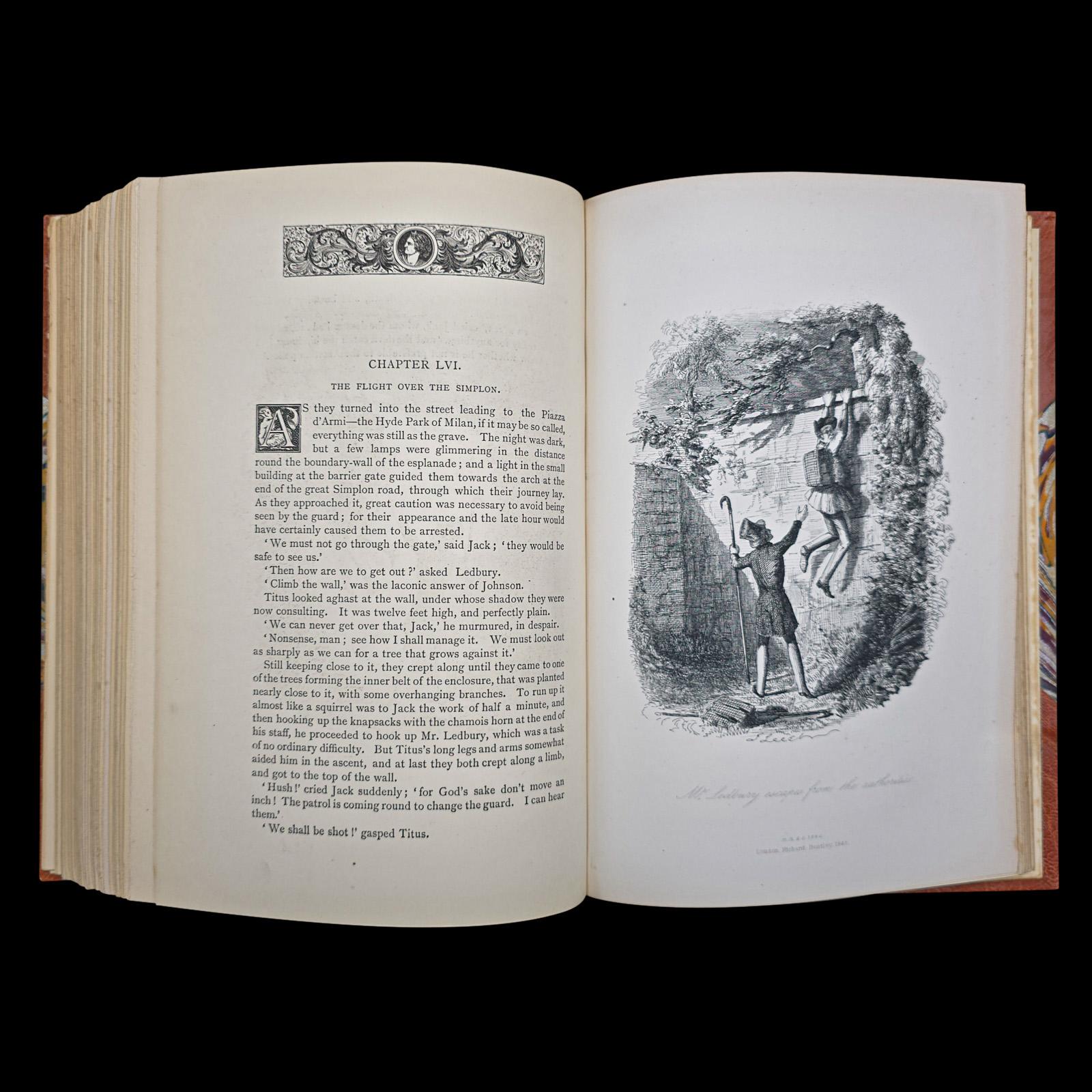 Antique Book, Adventures of Mr Ledbury, Albert Smith, Novel, Literature, C.1886 For Sale 5