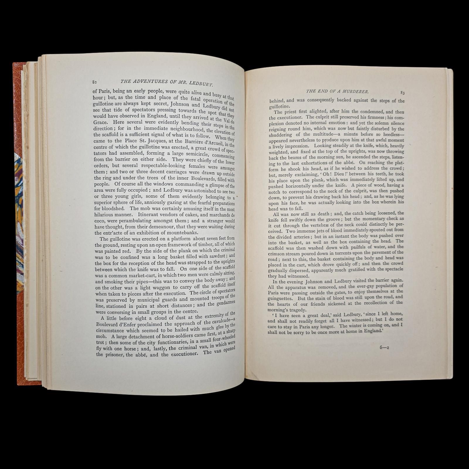 Antique Book, Adventures of Mr Ledbury, Albert Smith, Novel, Literature, C.1886 For Sale 1