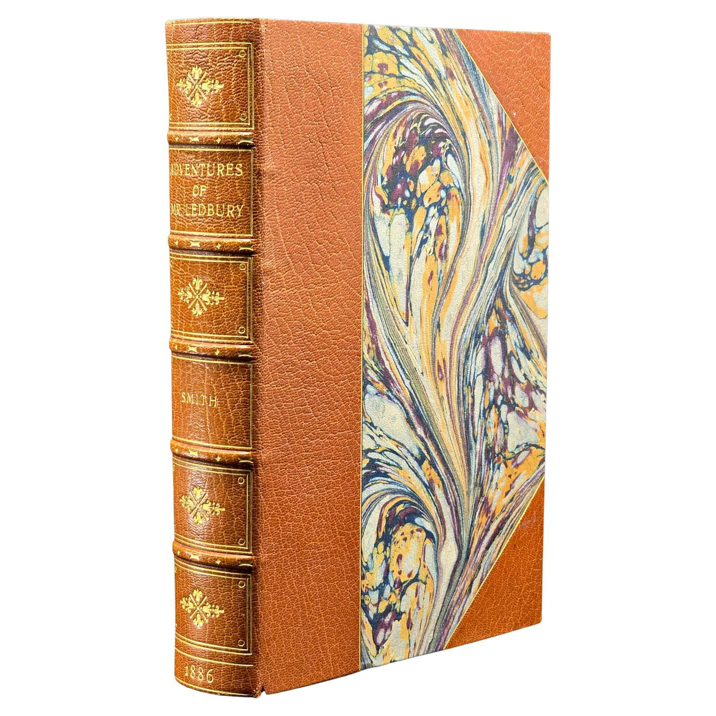 Antique Book, Adventures of Mr Ledbury, Albert Smith, Novel, Literature, C.1886 For Sale