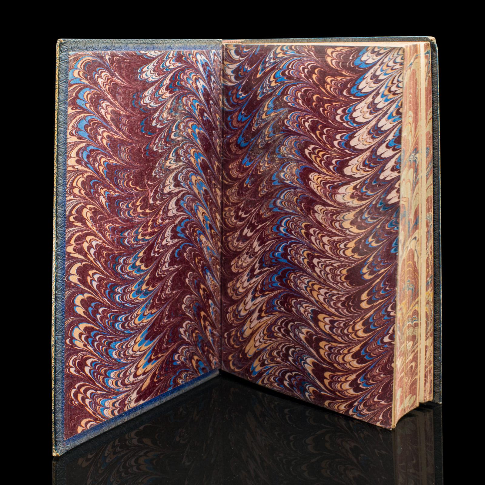 Late Victorian Antique Book, Bones and I, Whyte-Melville, English, Novel, Victorian, Circa 1880 For Sale