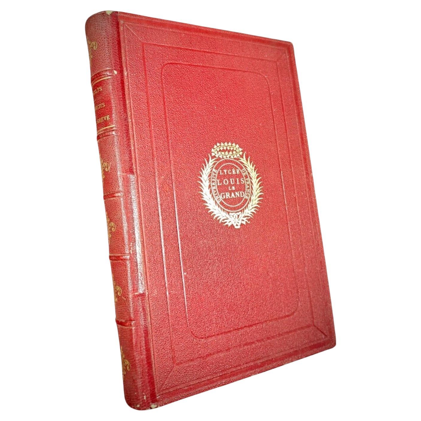 Antique Book by Ch. Deslys - "Les Récits de la Grève" 5th Edition, 2Y123