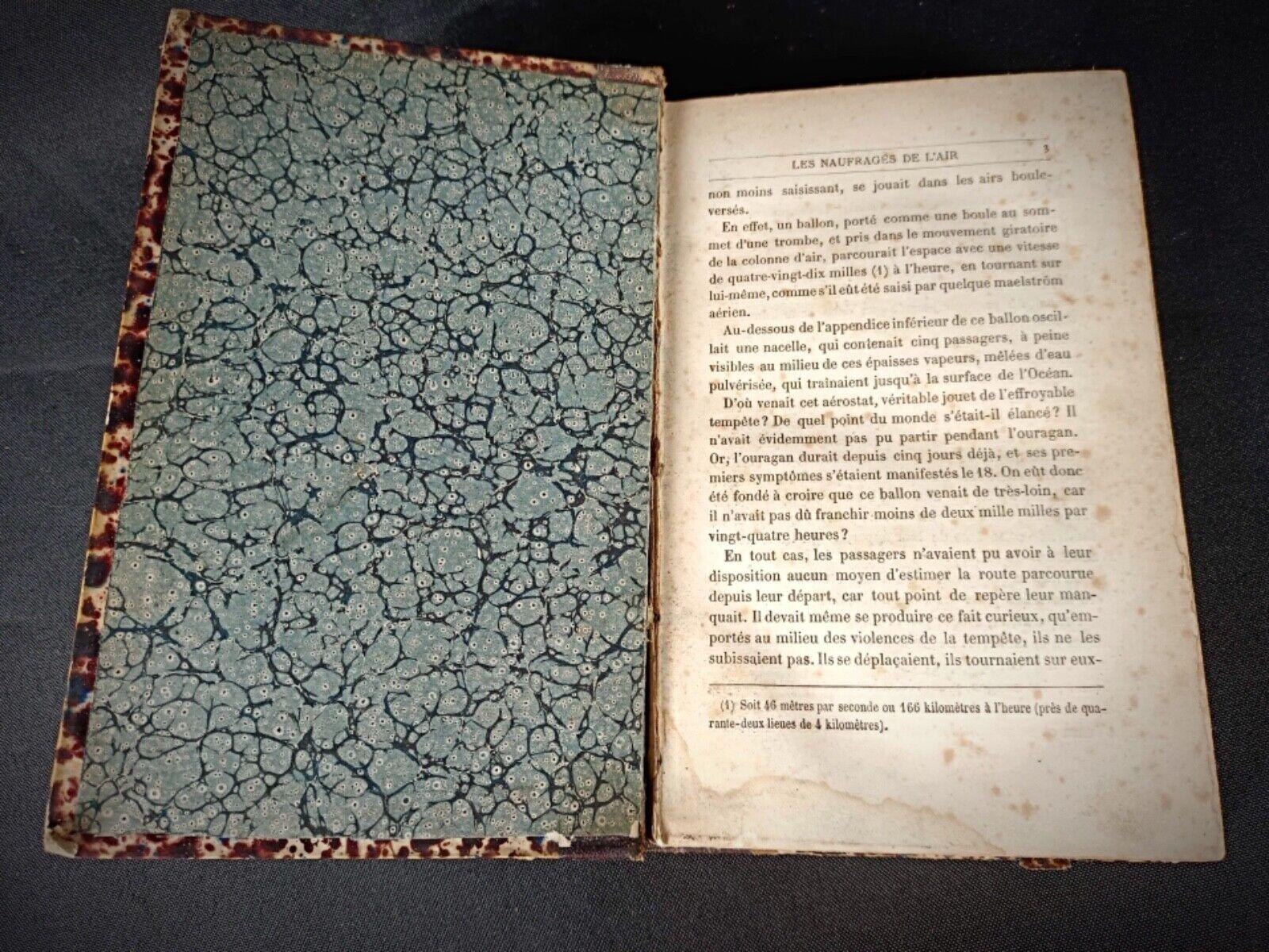 Plongez dans l'univers aventureux de Jules Verne avec cette édition ancienne de 