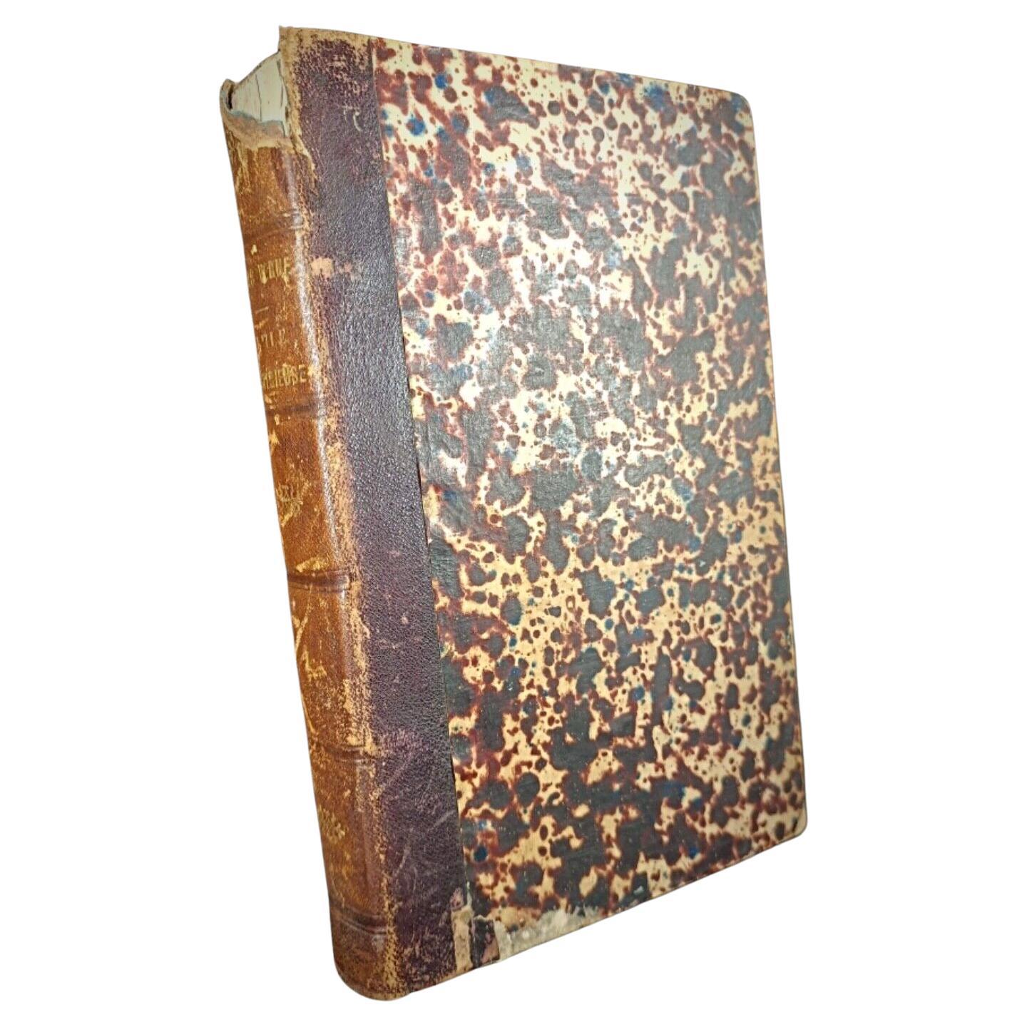 Antique Book by Jules Verne - "L'Île Mystérieuse" Part 1, 2Y124