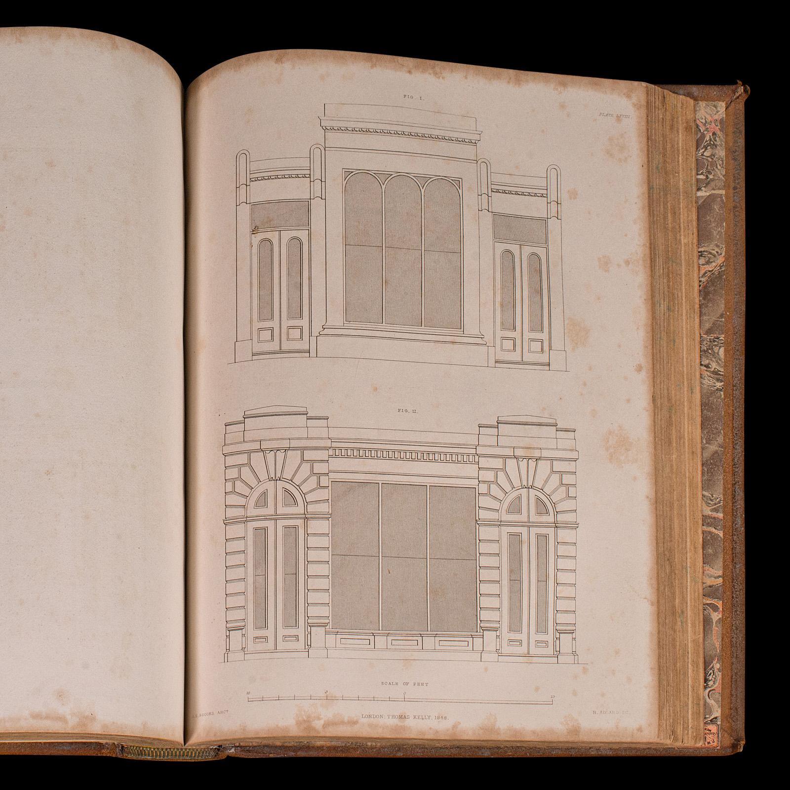 Tapisserie de livres antique, menuiserie, fabrication d'armoires, Nicholson, anglais, victorien en vente 3