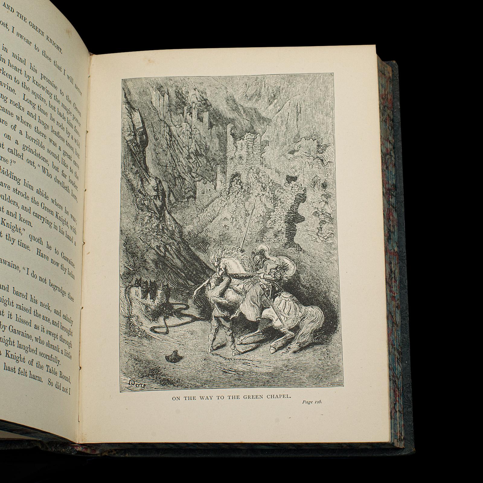 Antique Book, Days of King Arthur, Mythology, English, Fiction, Late Victorian For Sale 1