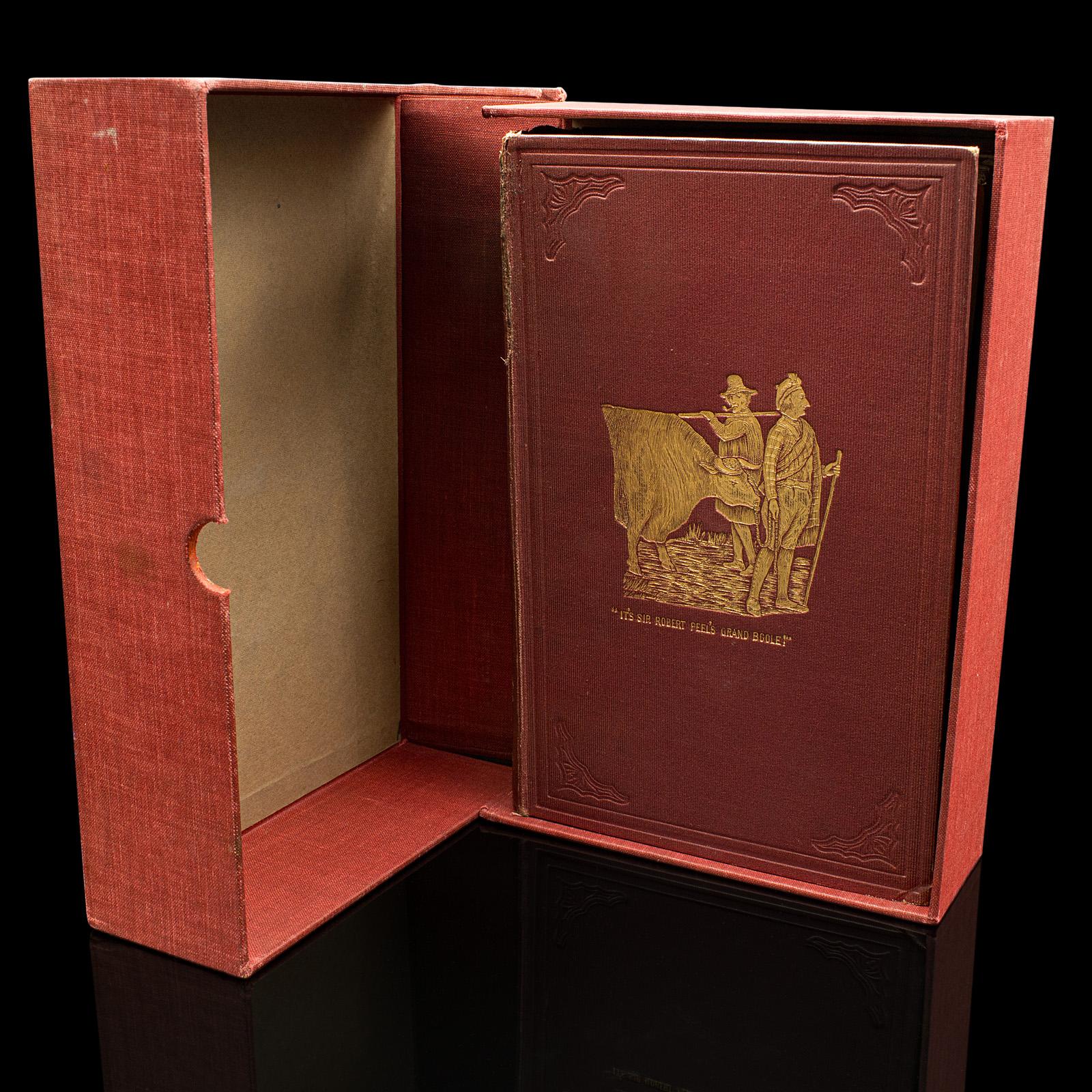 This is an antique cased copy of Hillingdon Hall or The Cockney Squire. An English language novel published in the Victorian era, this edition dated 1888.

Originally written in 1845, Hillingdon Hall is a satirical account of a local grocer and his