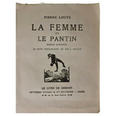 Libro antico "La Femme et le Pantin" di Pierre Louÿs - 1930 - 3Y10