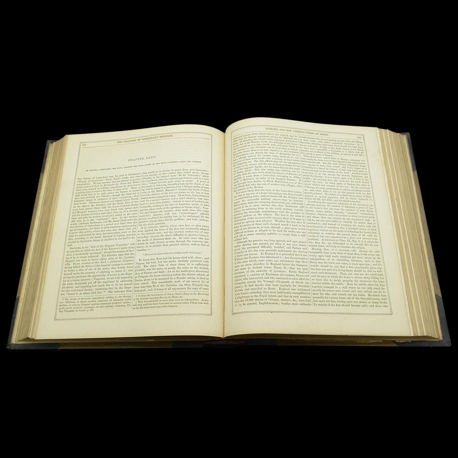 Antique Book Modern Practical Farriery, WJ Miles, English Language, Circa 1900 For Sale 4