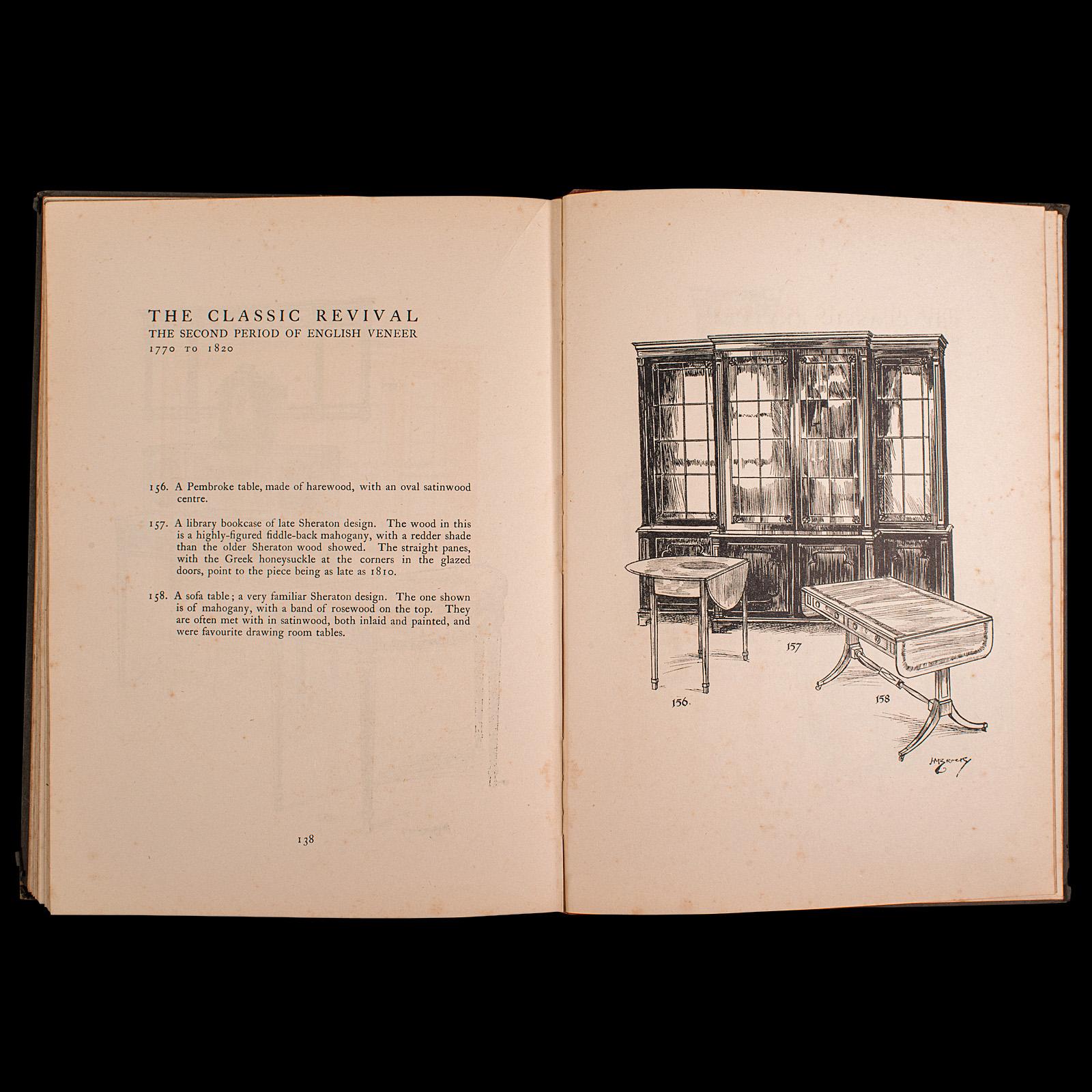 Livre ancien, « Old English Furniture, Illustrated, Reference, Édouardien, C.1910 en vente 5