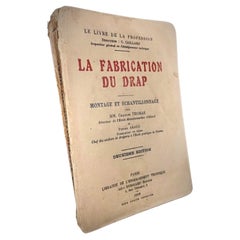 Antique Book on Wool Fabrication - 1926 Edition by C. Thomas & P. Araud, 2Y122