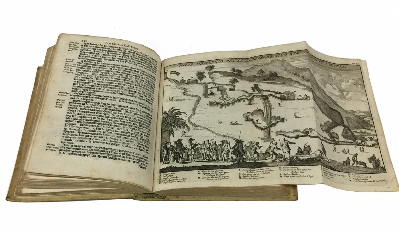 Livre hollandais du 17e siècle, Oost-Indien, 1694 en vente 4