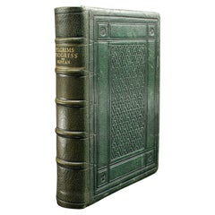 Antique Book, The Pilgrim's Progress, John Bunyan, English, Novel, Victorian
