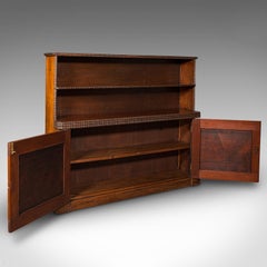 Antique Bookcase Cabinet, English, Side, Cocktail Cupboard, Regency, Circa 1820