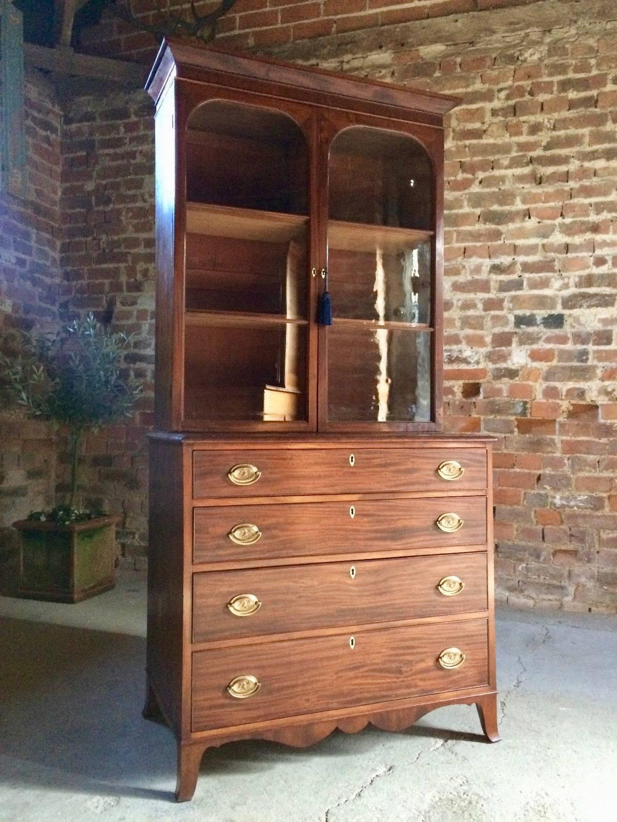 chest of drawers with bookcase