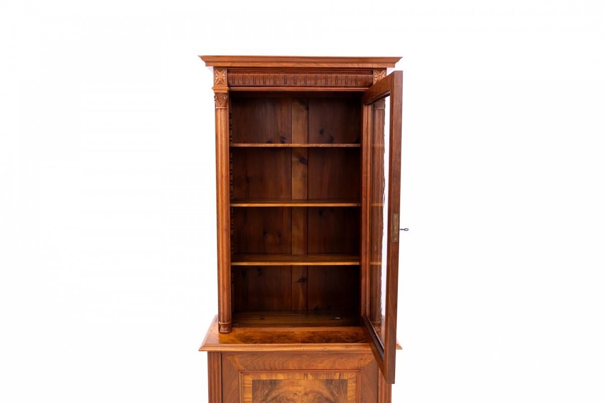 Art nouveau Bibliothèque ancienne, vers 1900, Europe du Nord. Après la rénovation. en vente