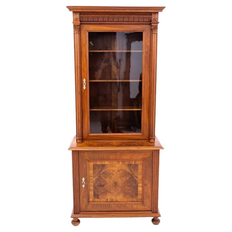 Antique bookcase, circa 1900, Northern Europe. After renovation.